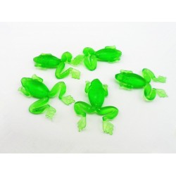 PETITE GRENOUILLE VERTE TRANSPARENTE