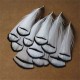 5 PLUMES DE FAISAN LADY AMHERST NATURELLES