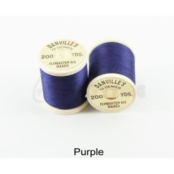 FIL DANVILLE'S 6/0 WAXED 200 Yds BLEU