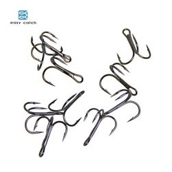 POCHETTE DE 10 HAMECONS TRIPLES FORGES BRONZES