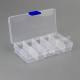 BOITE PLASTIQUE TRANSPARENTE 10 CASES